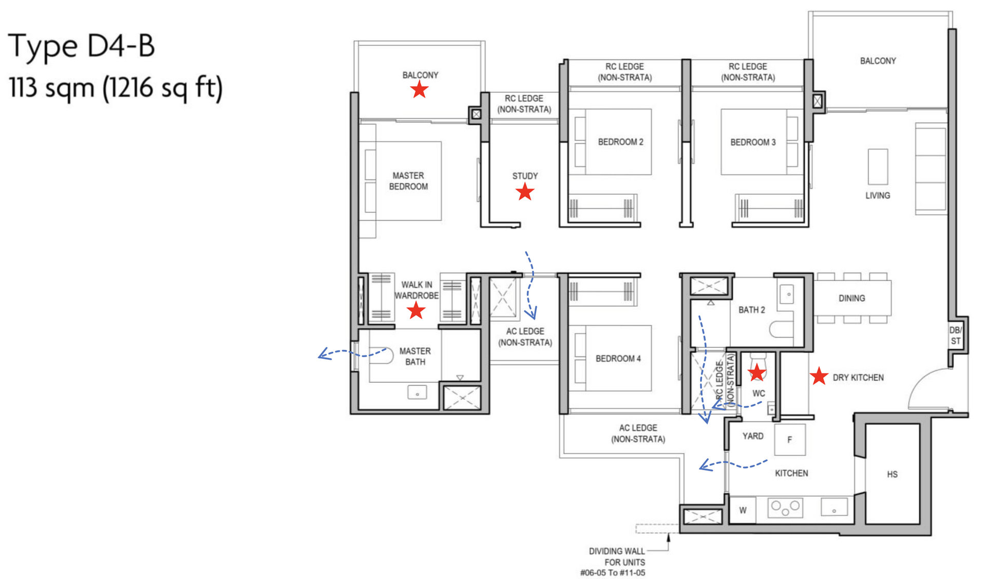 4 Br Premium Study